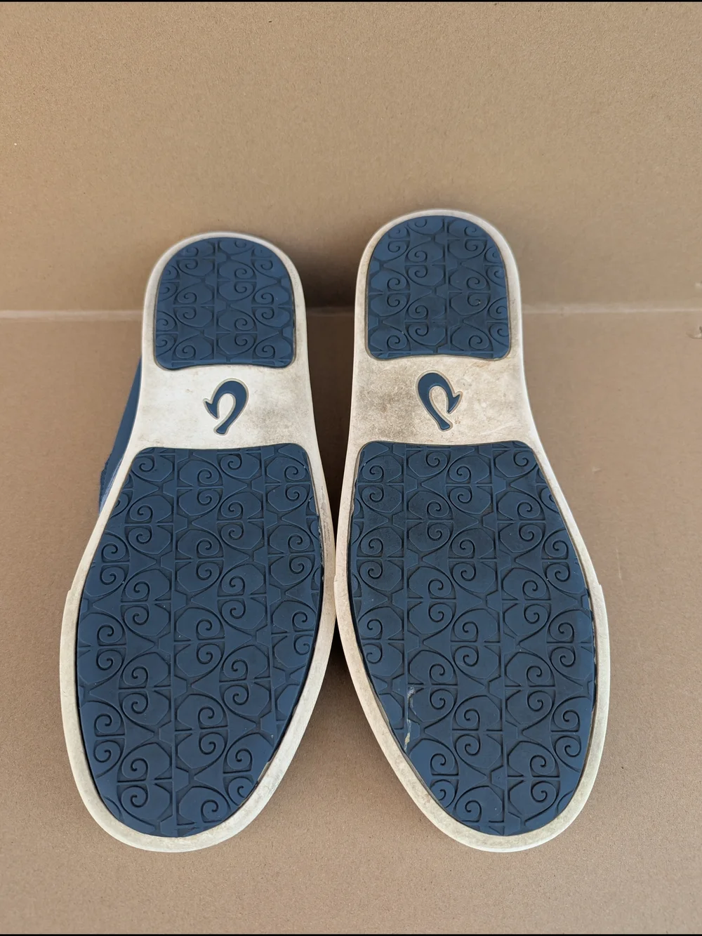 Olukai Pehuea Women's Slip On Sneakers Comfort Shoes 10W Navy Blue Breathable